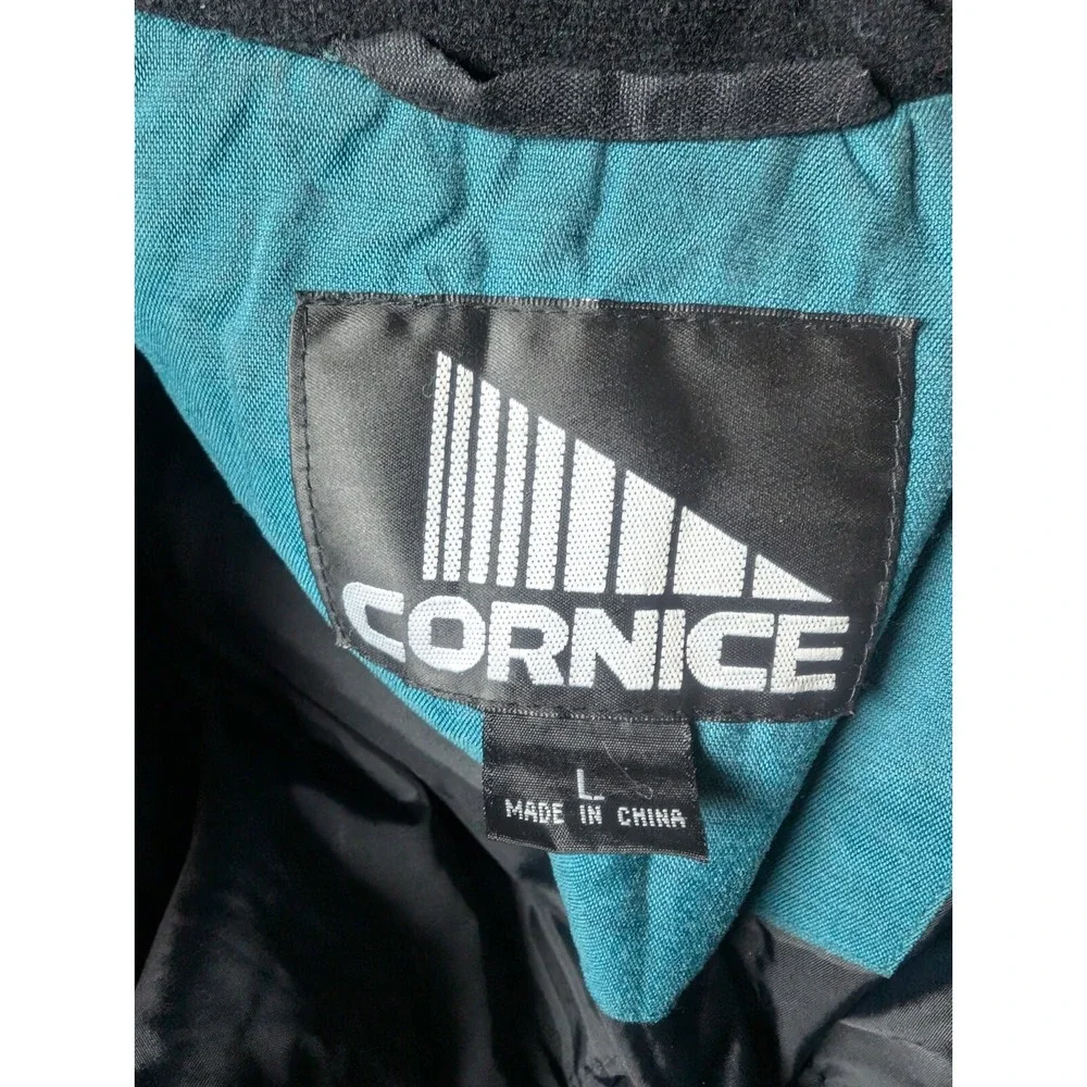 Cornice Snowsuit SkiSuit One Piece Green Snow Bib, Retro, Vintage, Size LARGE!!